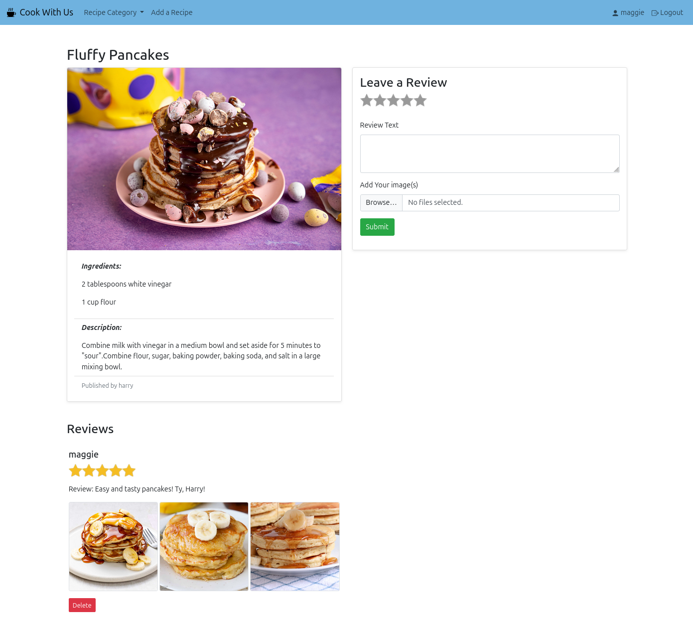 описание рецепта cook with us