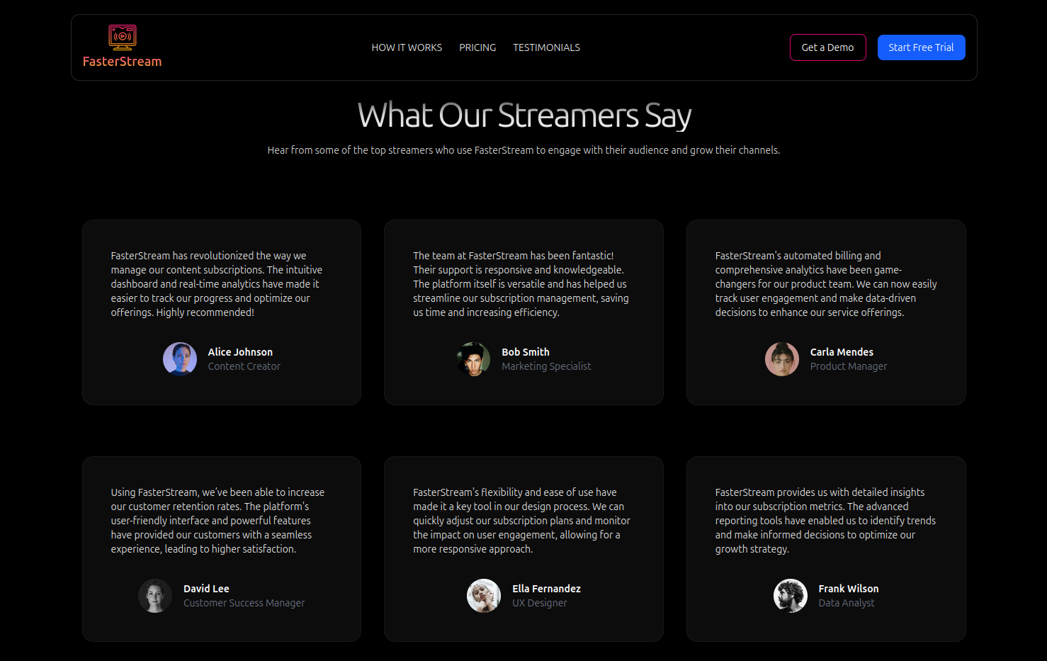reviews faster-stream