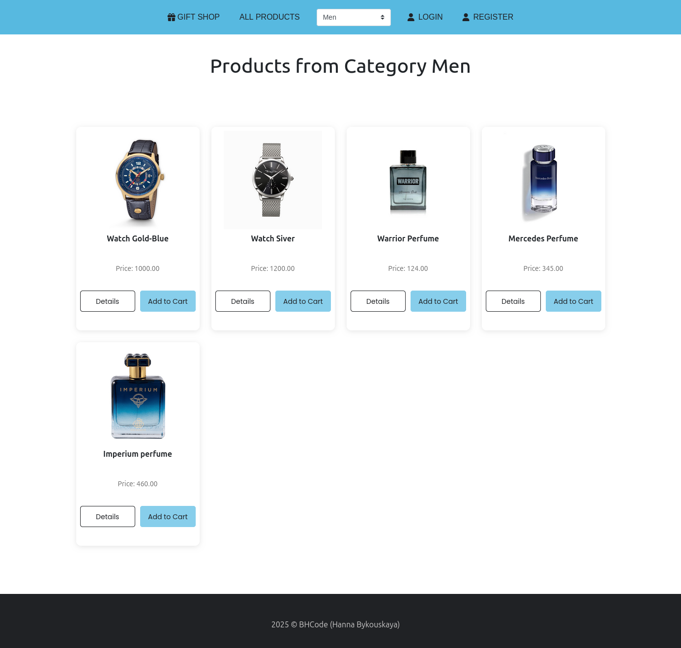 катгеории товаров gift-shop